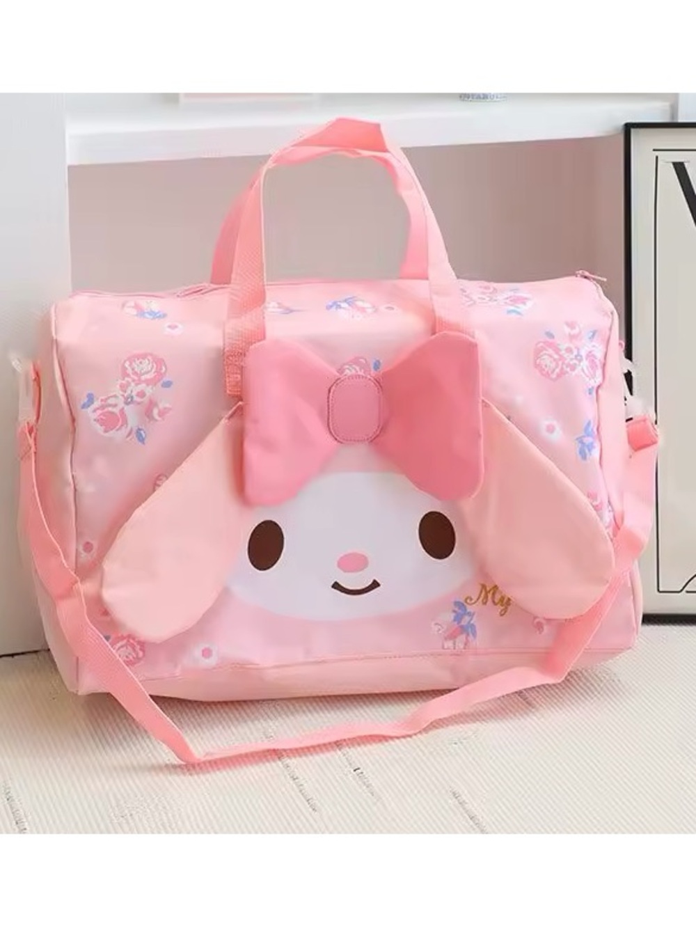 Sanrio My Melody Pink Floral Kids Tote Bag
